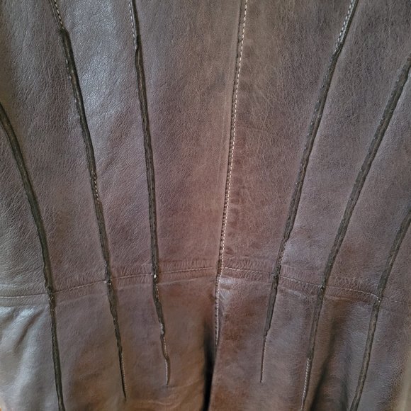 GMS-75 Italian Brown Leather Jacket US M - Picture 13 of 14